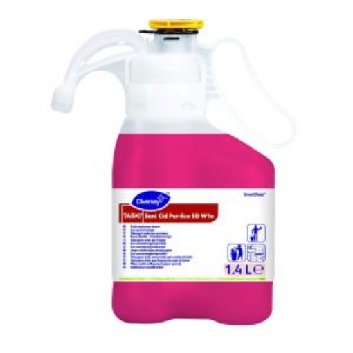 1.4lt TASKI Sani Cid Pur Eco SMARTDOSE Acidic Washroom Cleaner Conc. - 280 trigers,100 buckets